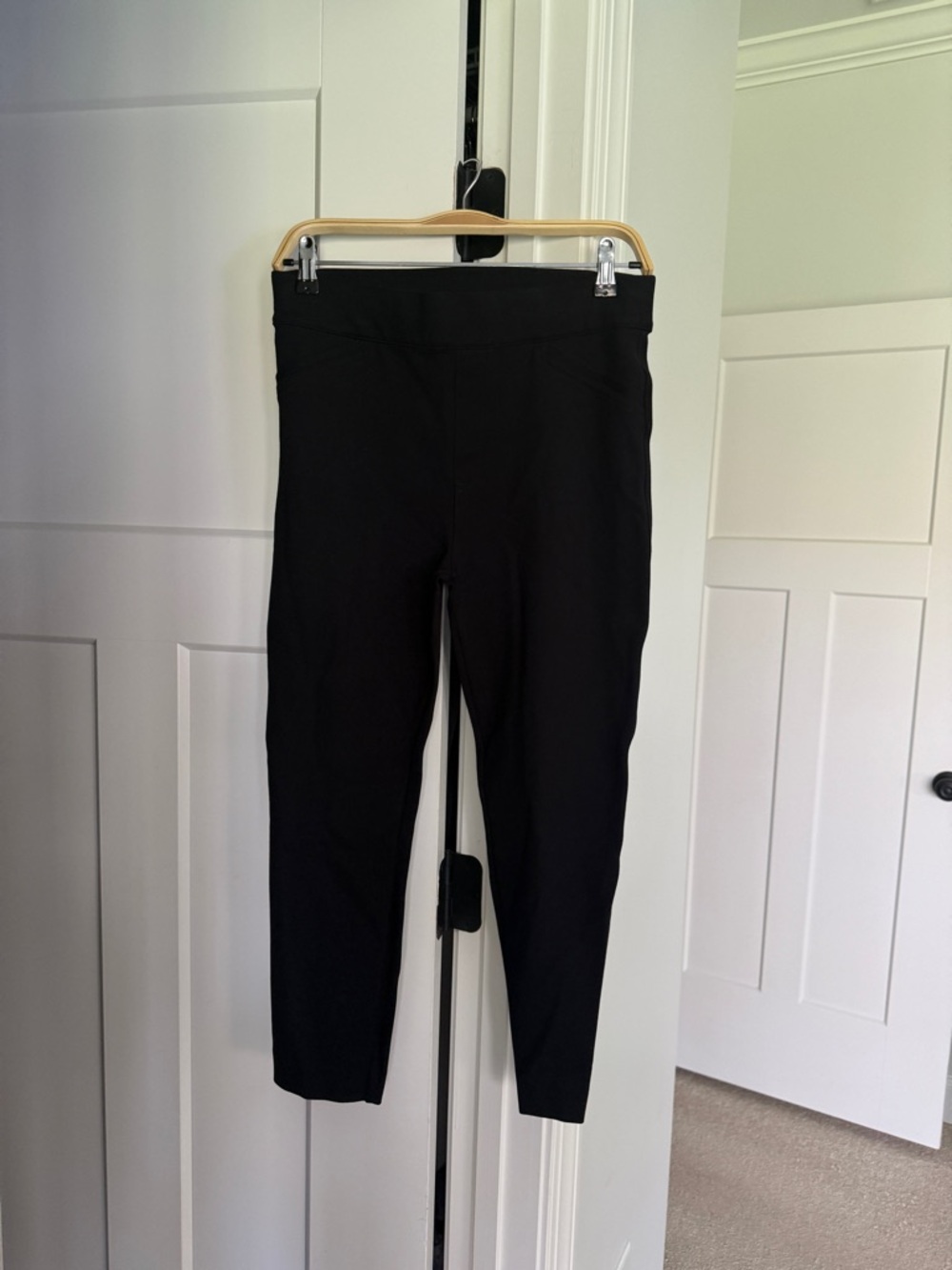 SPANX Black‎ Ankle-Length Stretch Pants
